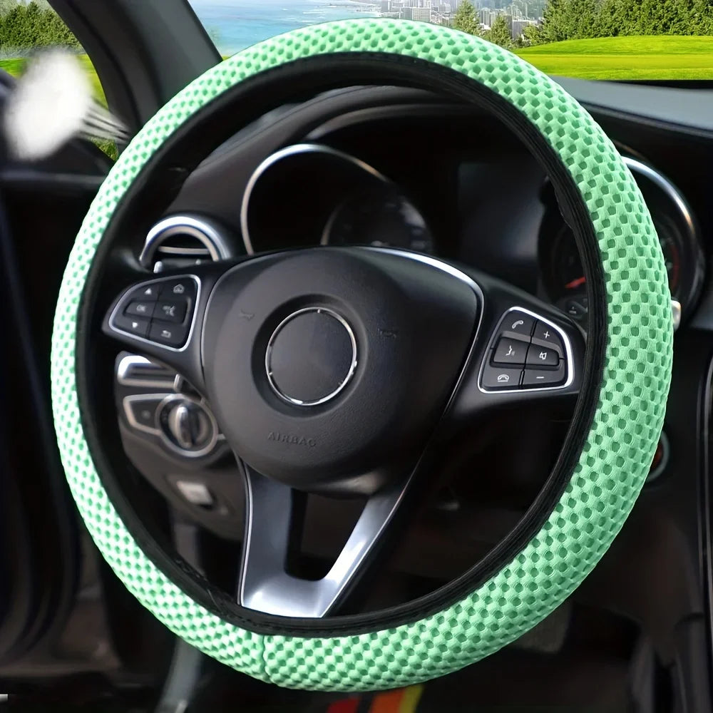 Mesh Breathable Steering Wheel Cover