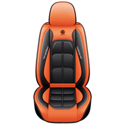 All-Inclusive Full Leather Car Seat Cushion – Universal Driver or Passenger Seat Cover, All-Season Pad