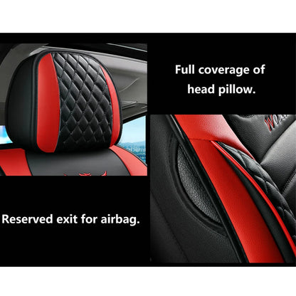 Elegant Universal Faux Leather Car Seat Cover by Tand – Easy-Clean, Comfort Design, Fits Most Major Car Models