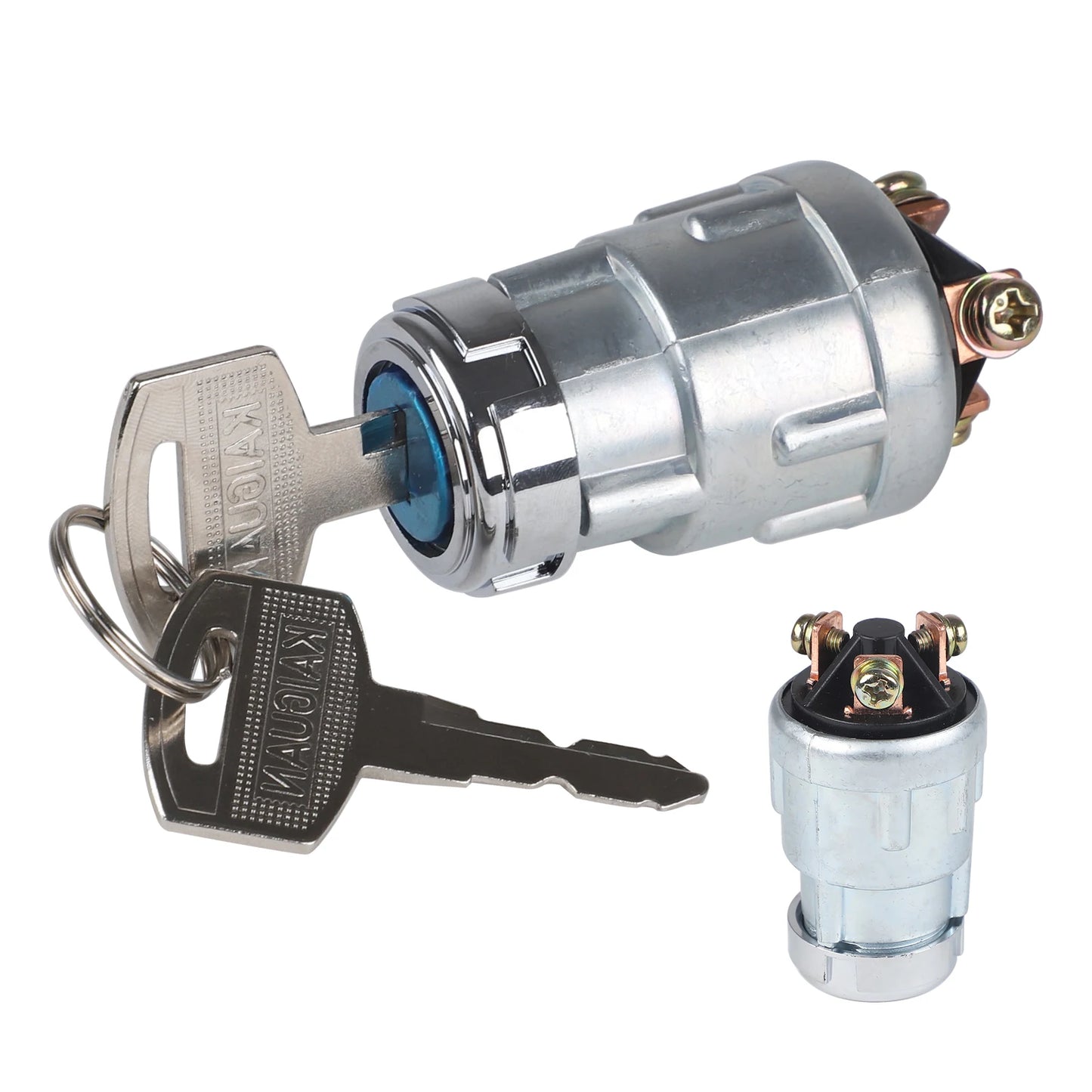 12V Universal 3-Position Engine Ignition Switch – With 2 Keys for Cars, Motorcycles, and Vehicles