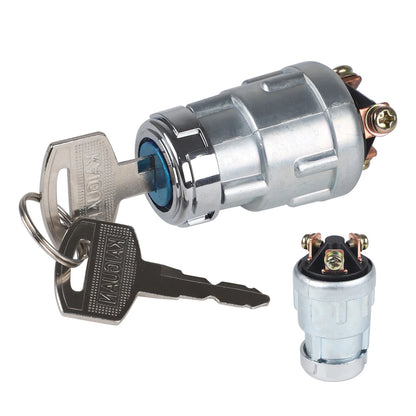 12V Universal 3-Position Engine Ignition Switch – With 2 Keys for Cars, Motorcycles, and Vehicles