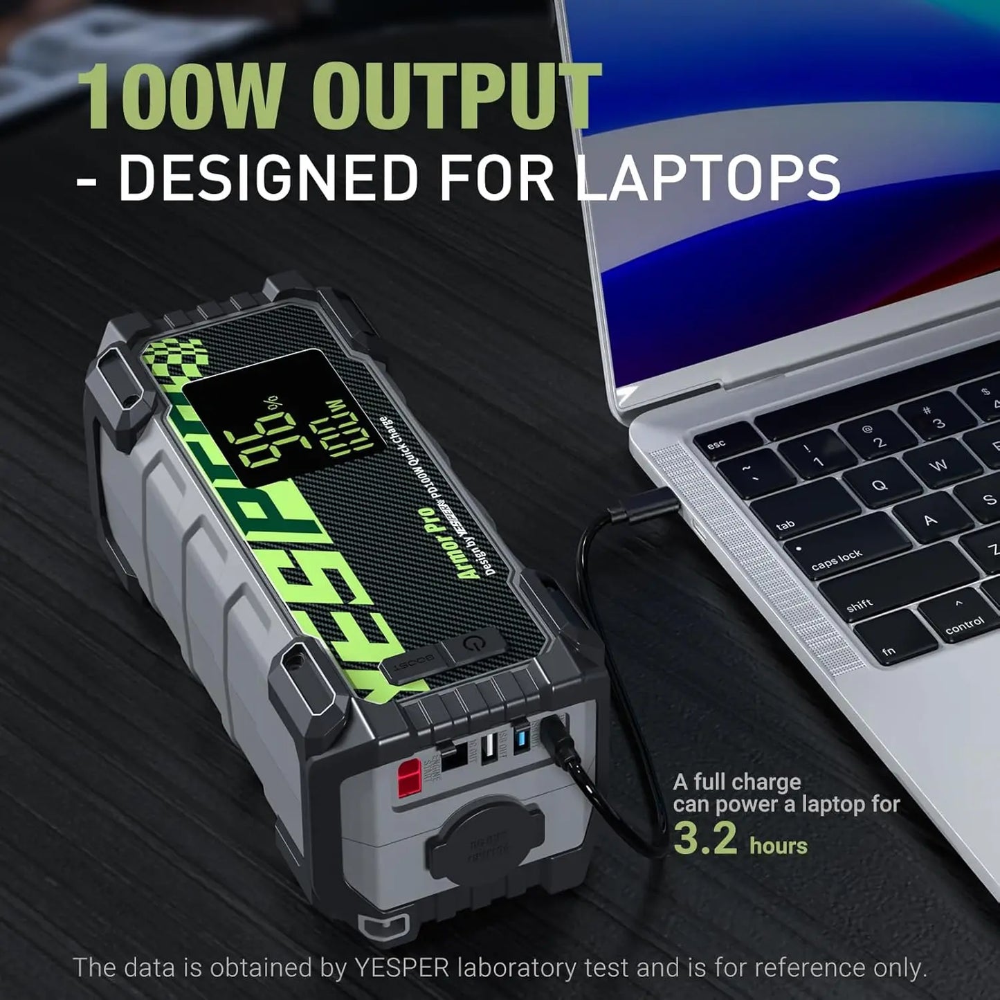 Car Battery Jump Starter 2500A Peak, 240Wh Portable Car Battery Charger & Power Bank