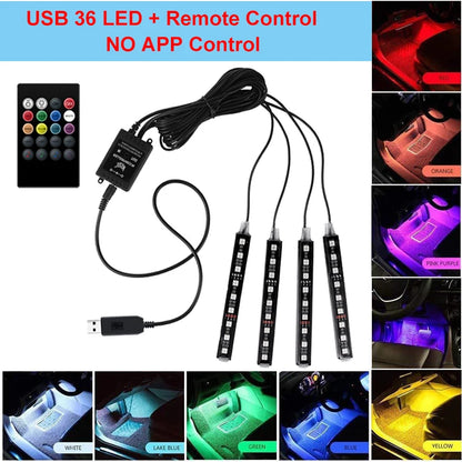 LED Light Bar Car Interior
