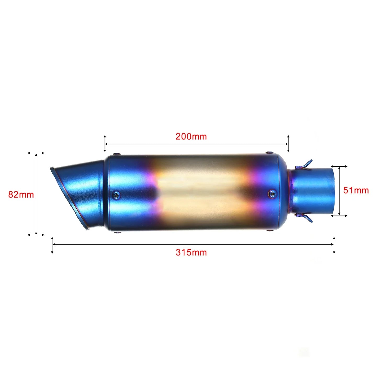 Universal Motorcycle Exhaust Pipe