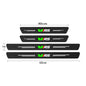 Auto Carbon Fiber Decals Stickers Car Door