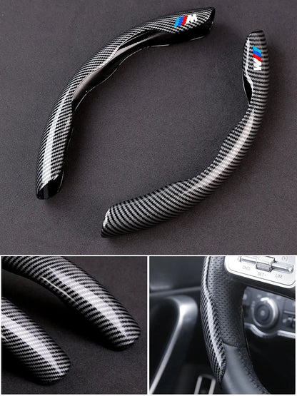 Carbon Fiber Style Anti-Slip Steering Wheel Cover