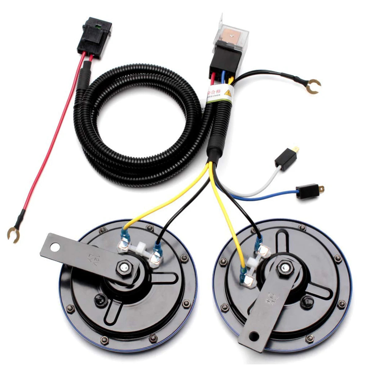 40A 12V Universal Car Horn Wiring Harness Relay Kit