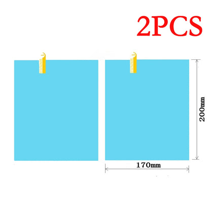 2Pcs Car Rearview Mirror Rainproof Films