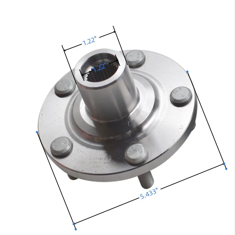 Pair Front Wheel Bearing & Hub Assembly for 2004-2017 Toyota Camry LE/SE L4