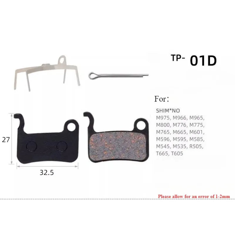 Universal Electric Vehicle Disc Brake Pads