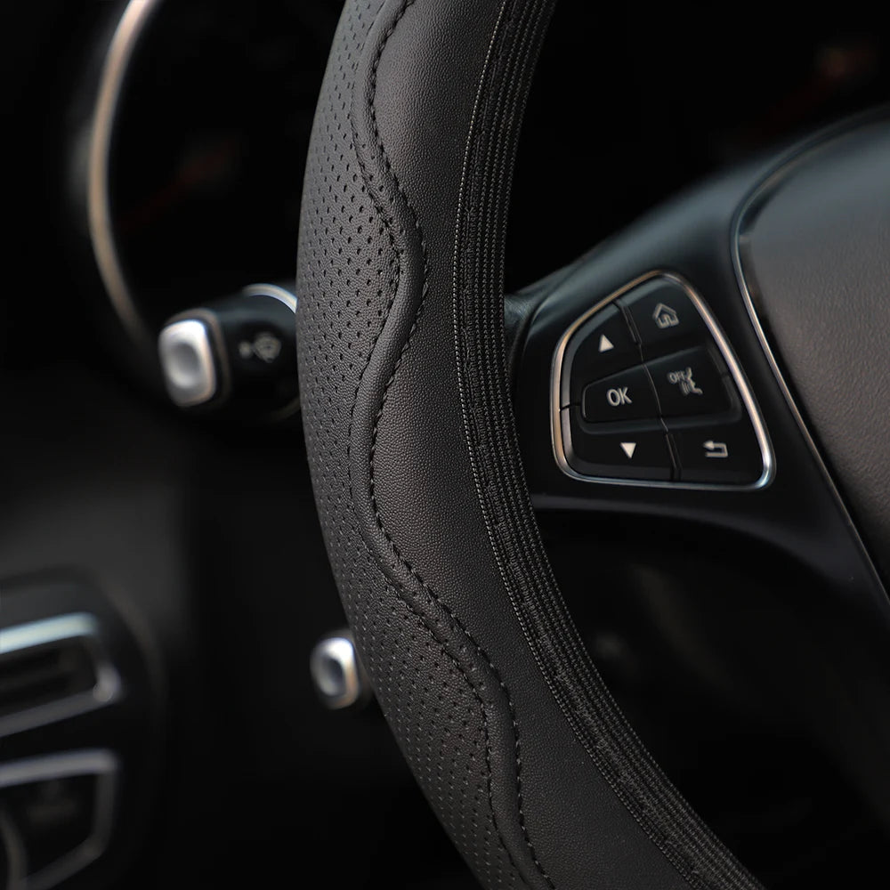 leather wheel cover