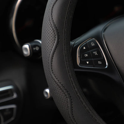 leather wheel cover