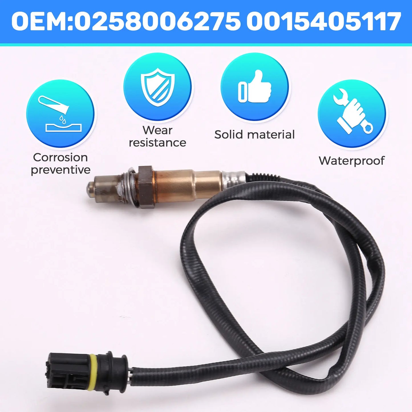 Oxygen Sensor 0258006275 / 0015405117 for Mercedes-Benz A-Class & C-Class