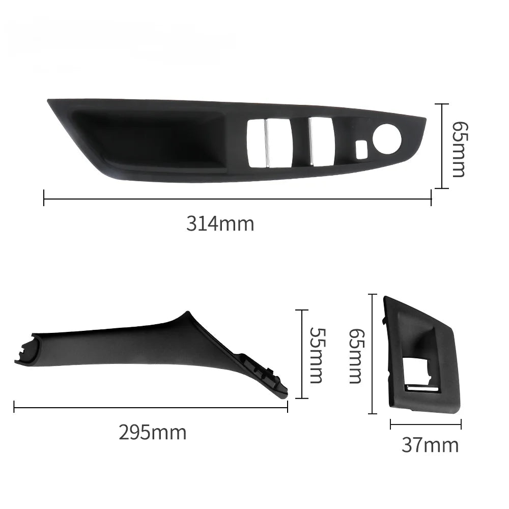 Carbon Fiber LHD Interior Door Handle – BMW 5 Series F10/F11 (520d, 525d, 530d, 535i)