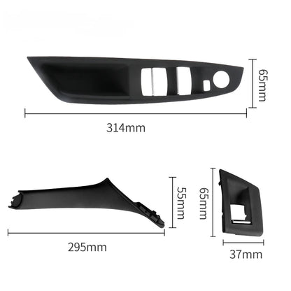 Carbon Fiber LHD Interior Door Handle – BMW 5 Series F10/F11 (520d, 525d, 530d, 535i)