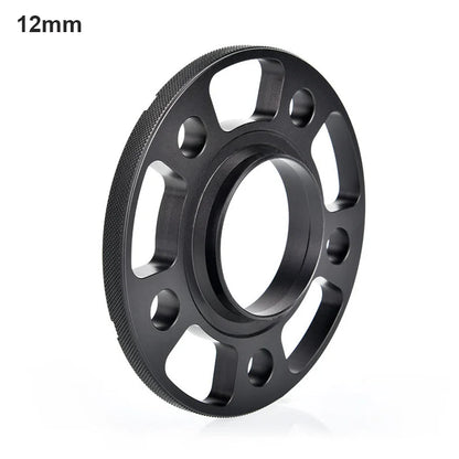 Audi Q5 Wheel Spacers Hub Adapter – 5x112 PCD, 66.6mm CB, M14x1.5 Lug Thread – Forged Aluminum Black, 2-Piece Set