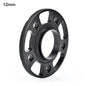 Audi Q5 Wheel Spacers Hub Adapter – 5x112 PCD, 66.6mm CB, M14x1.5 Lug Thread – Forged Aluminum Black, 2-Piece Set