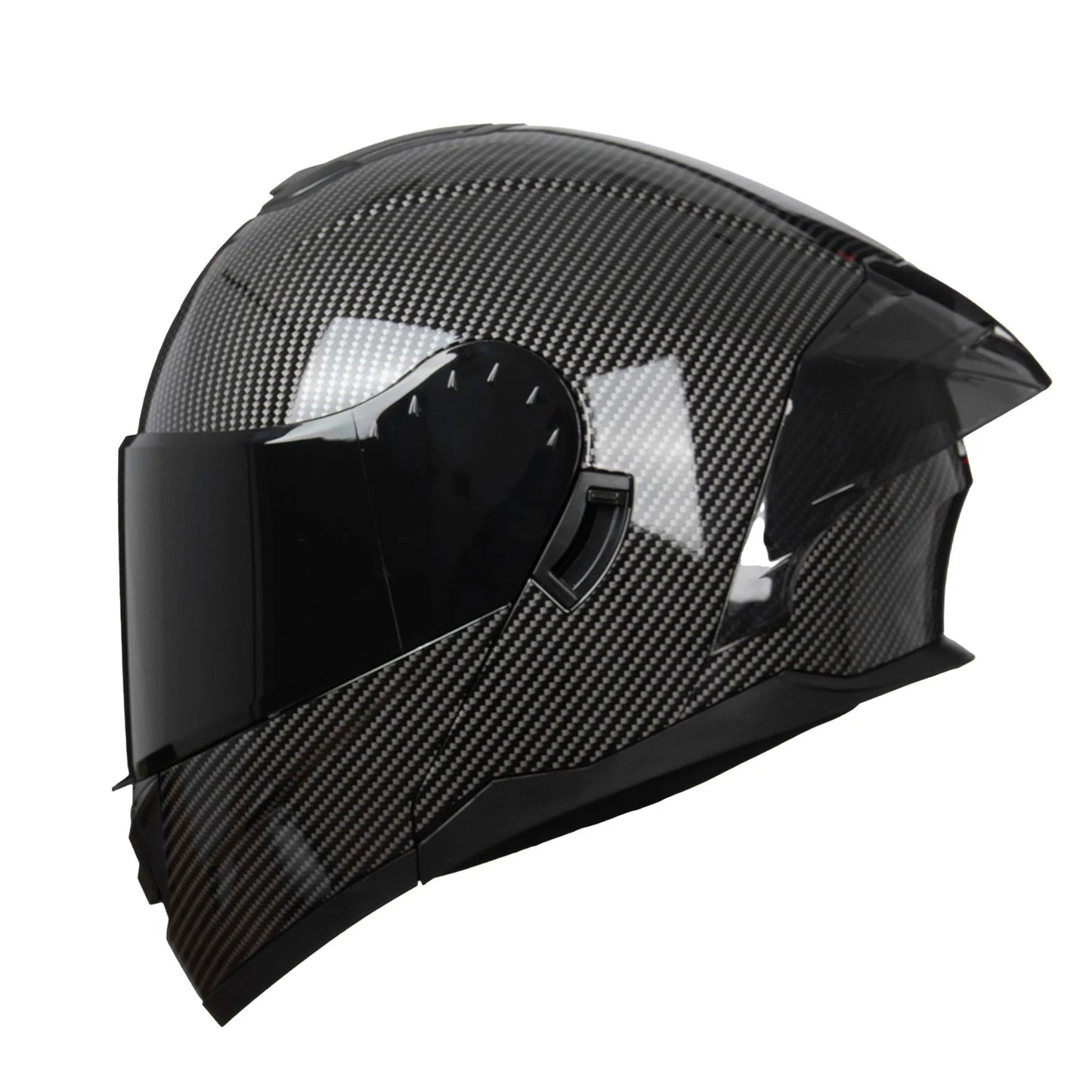 RUFI Double-Lens Motorcycle Helmet with Built-in Sun Visor – DOT Certified