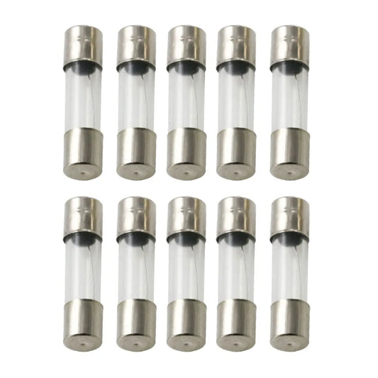 10PCS / 100PCS Fast Blow Glass Tube Fuses