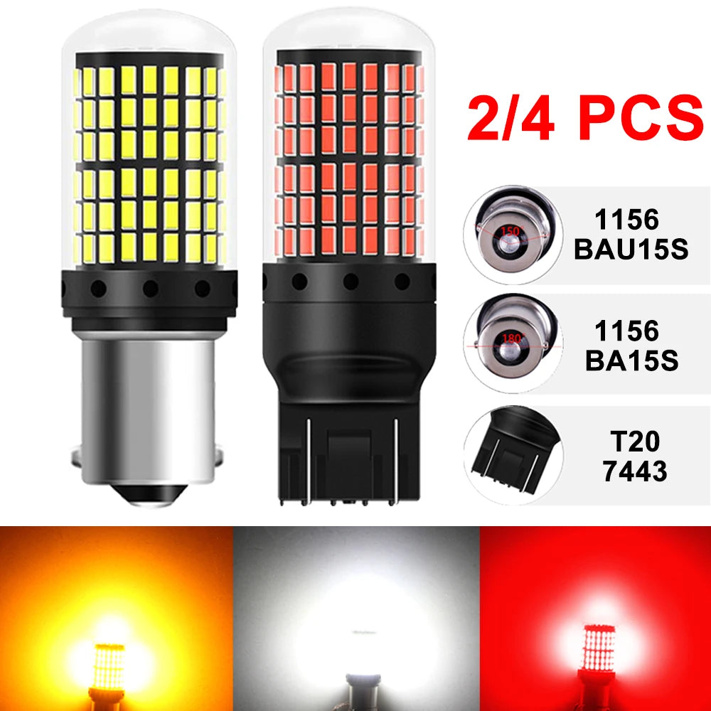 2/4PCS LED CANBUS Bulbs