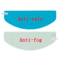 2PCS Motorcycle Helmet Rainproof Anti-Fog Nano Film – Full Face Helmet Compatible