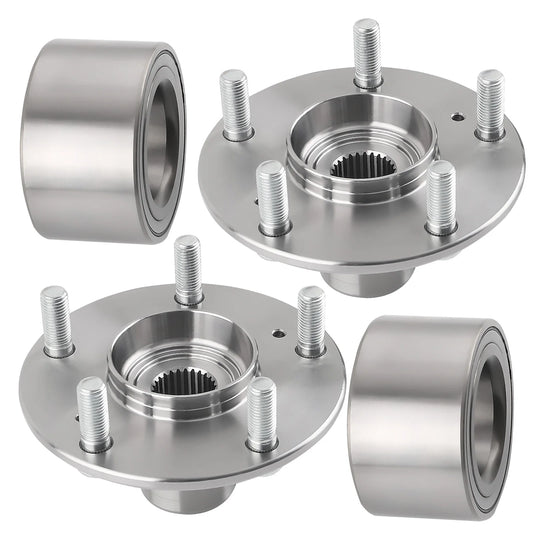 Front Wheel Bearings & Wheel Hubs – Fits Honda Civic DX, EX, LX, HF Hybrid (1.8L & 1.5L)