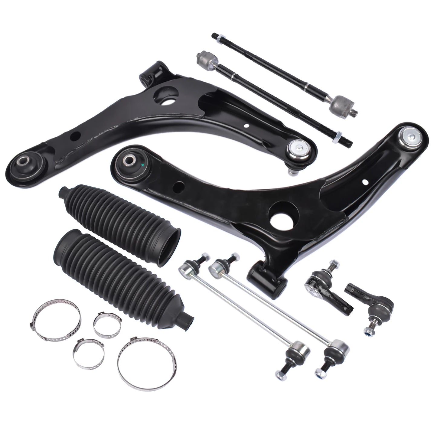 Front Lower Control Arms, Sway Bars & Tie Rods – Fits Mitsubishi Lancer & Outlander