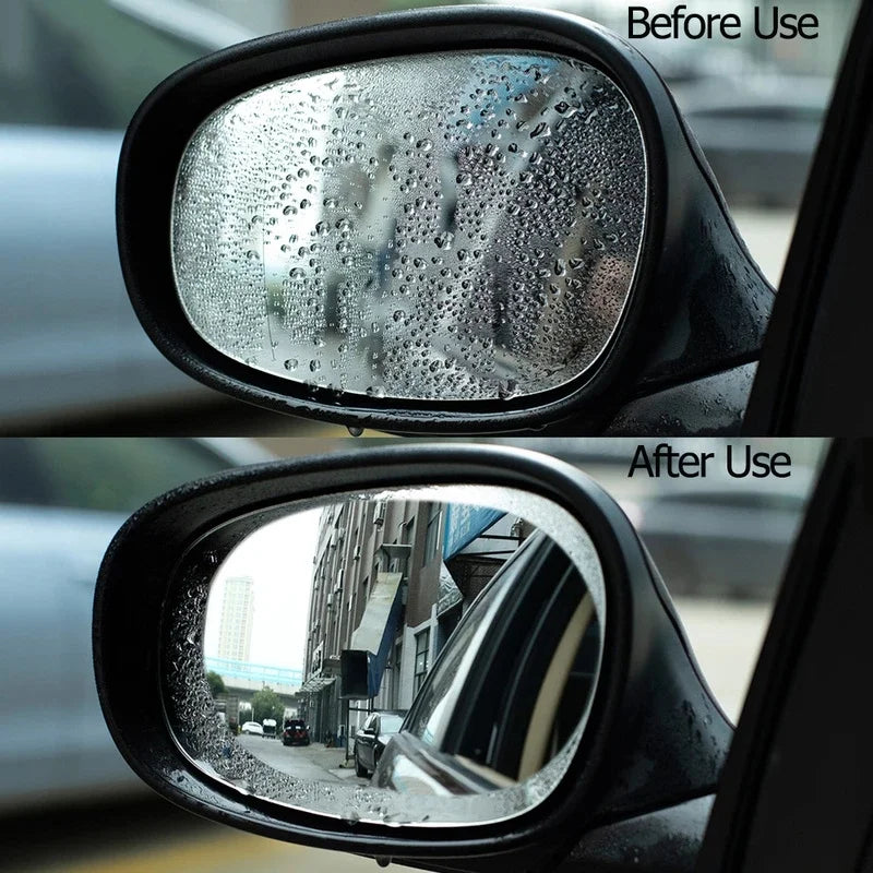 2Pcs Car Rearview Mirror Rainproof Films