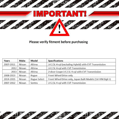Front Left CV Axle Shaft Assembly – Driver’s Side