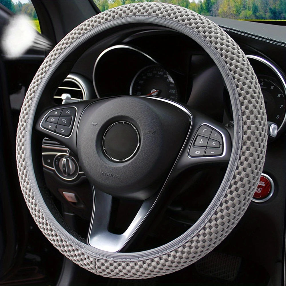 Mesh Breathable Steering Wheel Cover