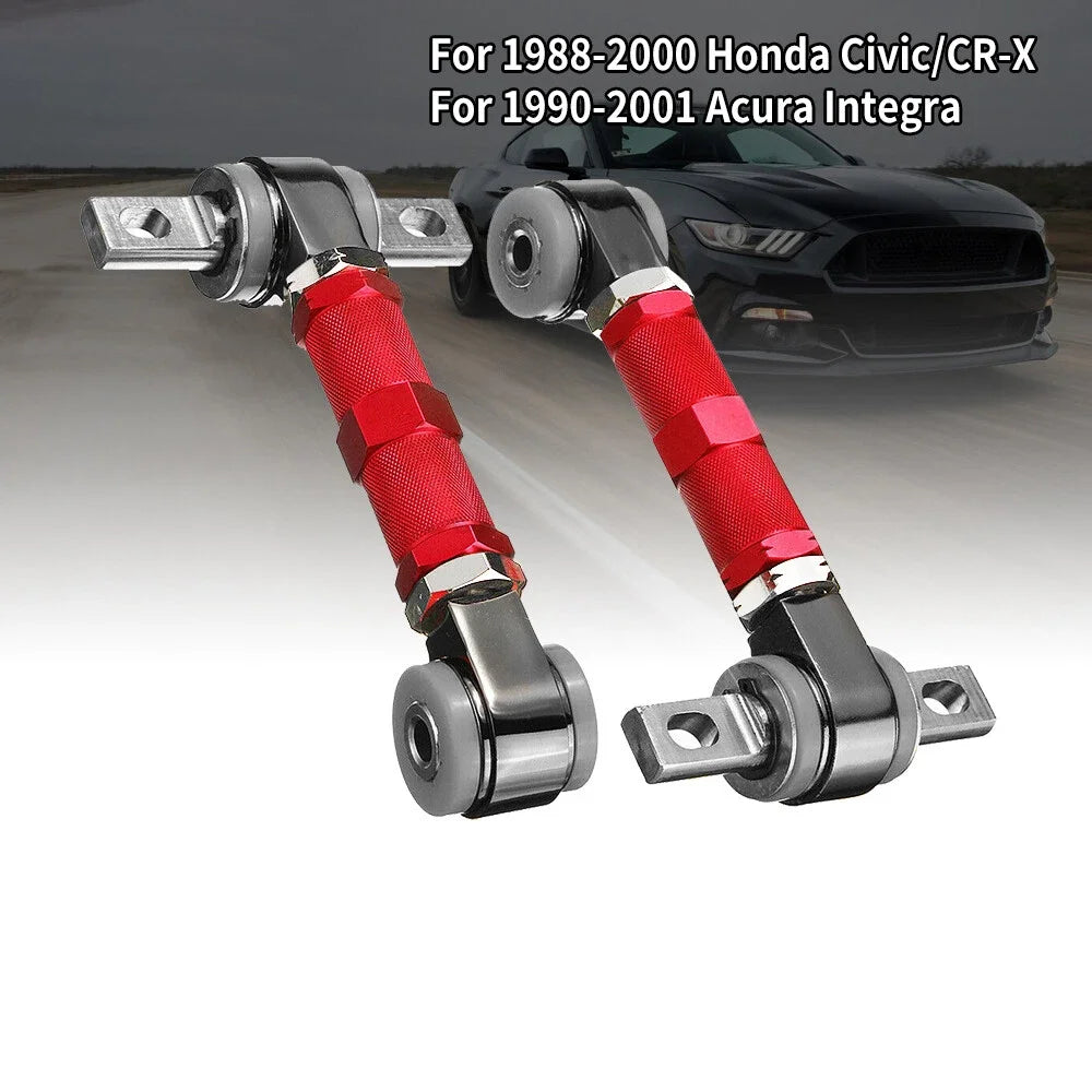 Front Upper Control Arms + Rear Camber Adjustable Kit