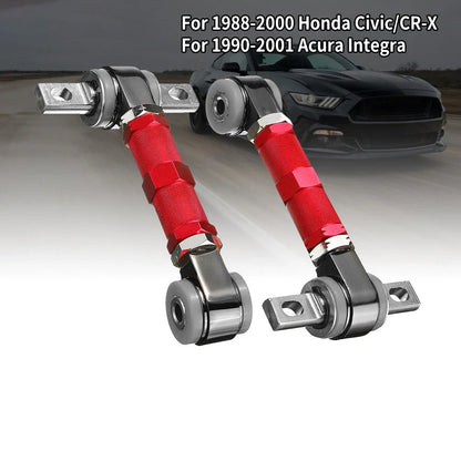 Front Upper Control Arms + Rear Camber Adjustable Kit