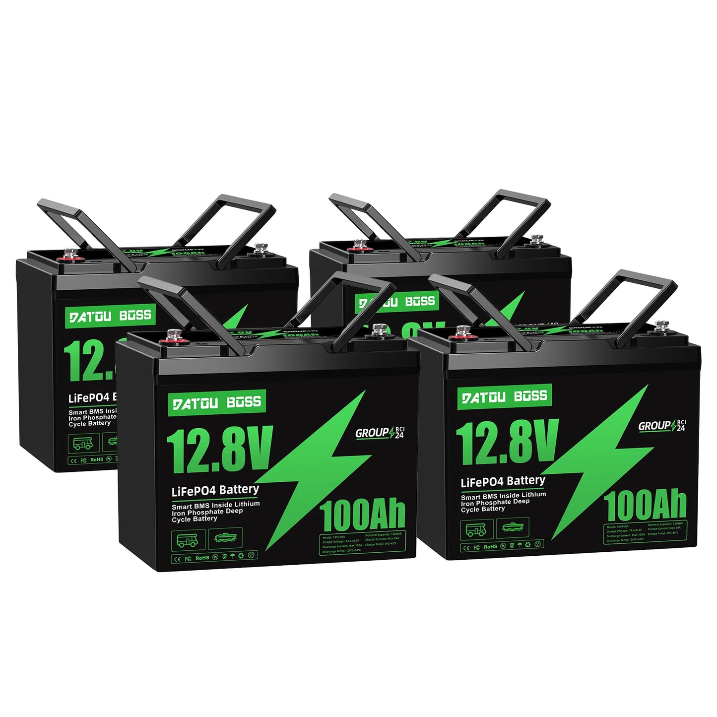 Lithium 12V 100Ah Rechargeable Battery – High-Capacity, Long-Lasting Power