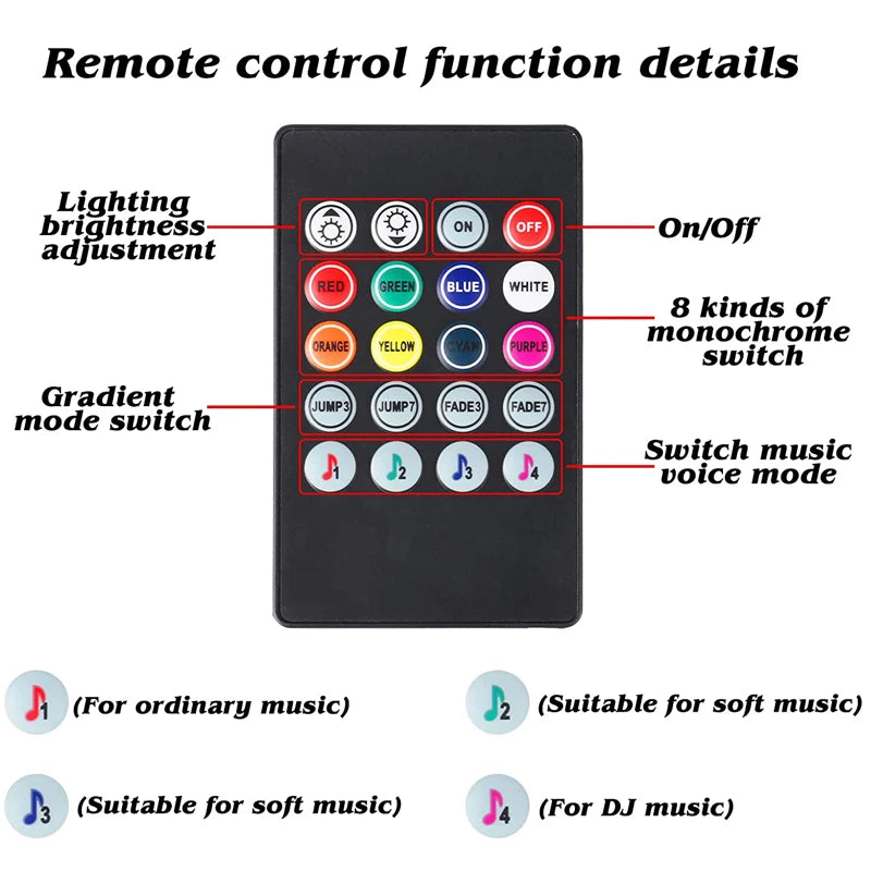 LED Light Bar Car Interior