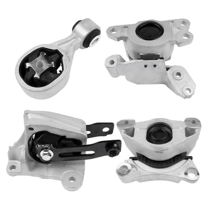4Pcs Engine Motor & Torque Strut & Transmission Mounts Set