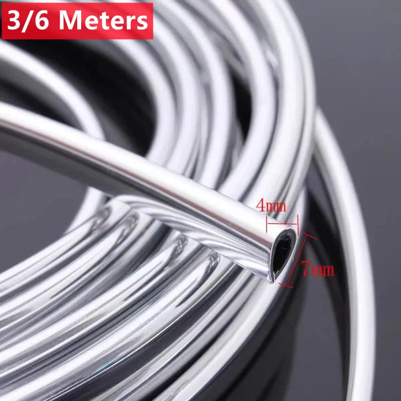 Car Door Chrome Moulding Trim Strip