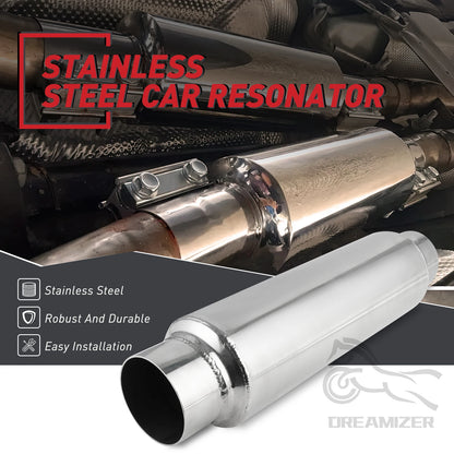406mm (16”) 2.5-Inch Exhaust Muffler Pipe – Car & Motorcycle Replacement