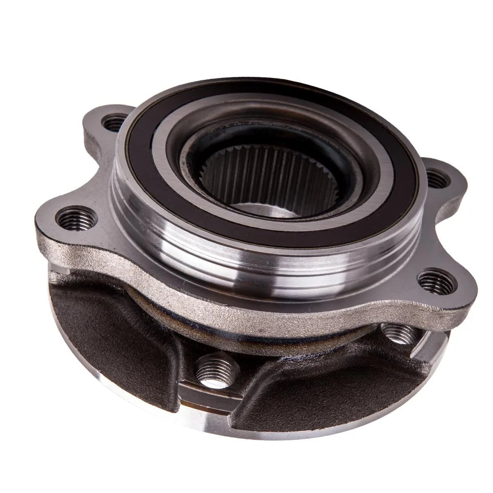 2x Front/Rear Wheel Hub Flange & Bearing Kit with Bolts for Audi