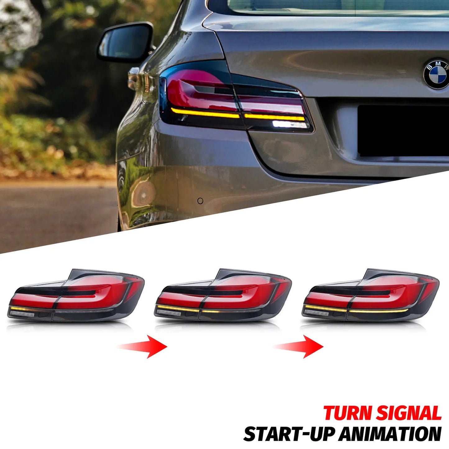 LED Tail Lights for BMW 5-Series F10 M5 2011-2016