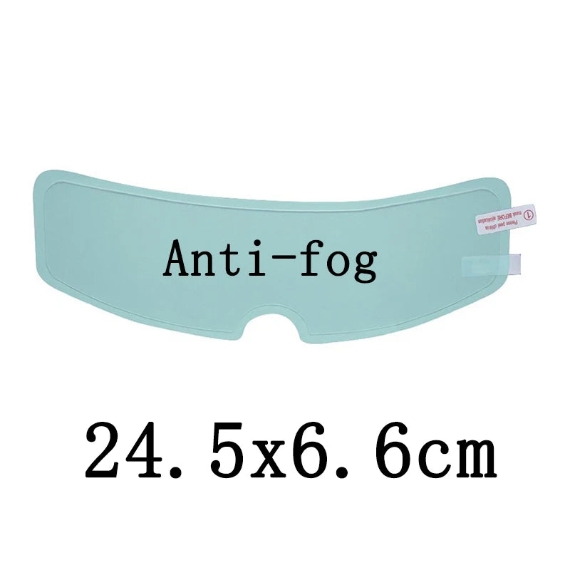 2PCS Motorcycle Helmet Rainproof Anti-Fog Nano Film – Full Face Helmet Compatible