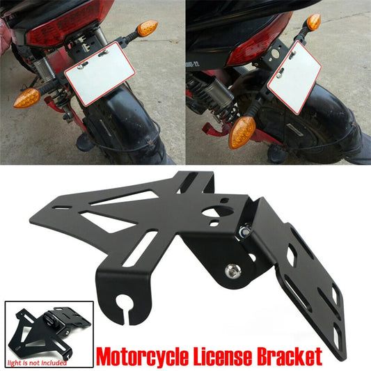 Motorcycle License Plate Mount Bracket – Tail Rear Light Holder
