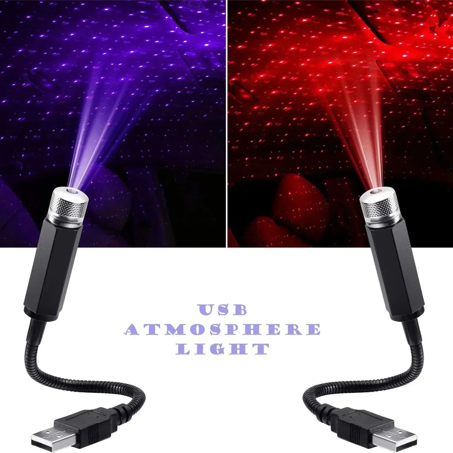 USB LED Star Night Light Projector