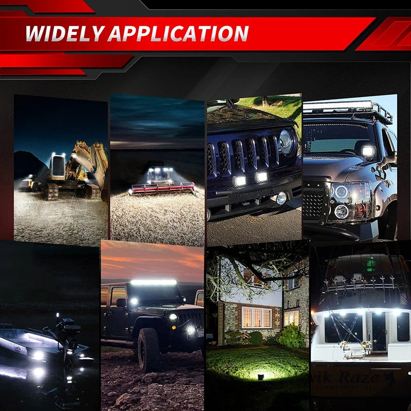 280W LED Light Bar – Super Bright Off-Road Driving Work Light for Trucks, SUVs, ATVs, and Boats