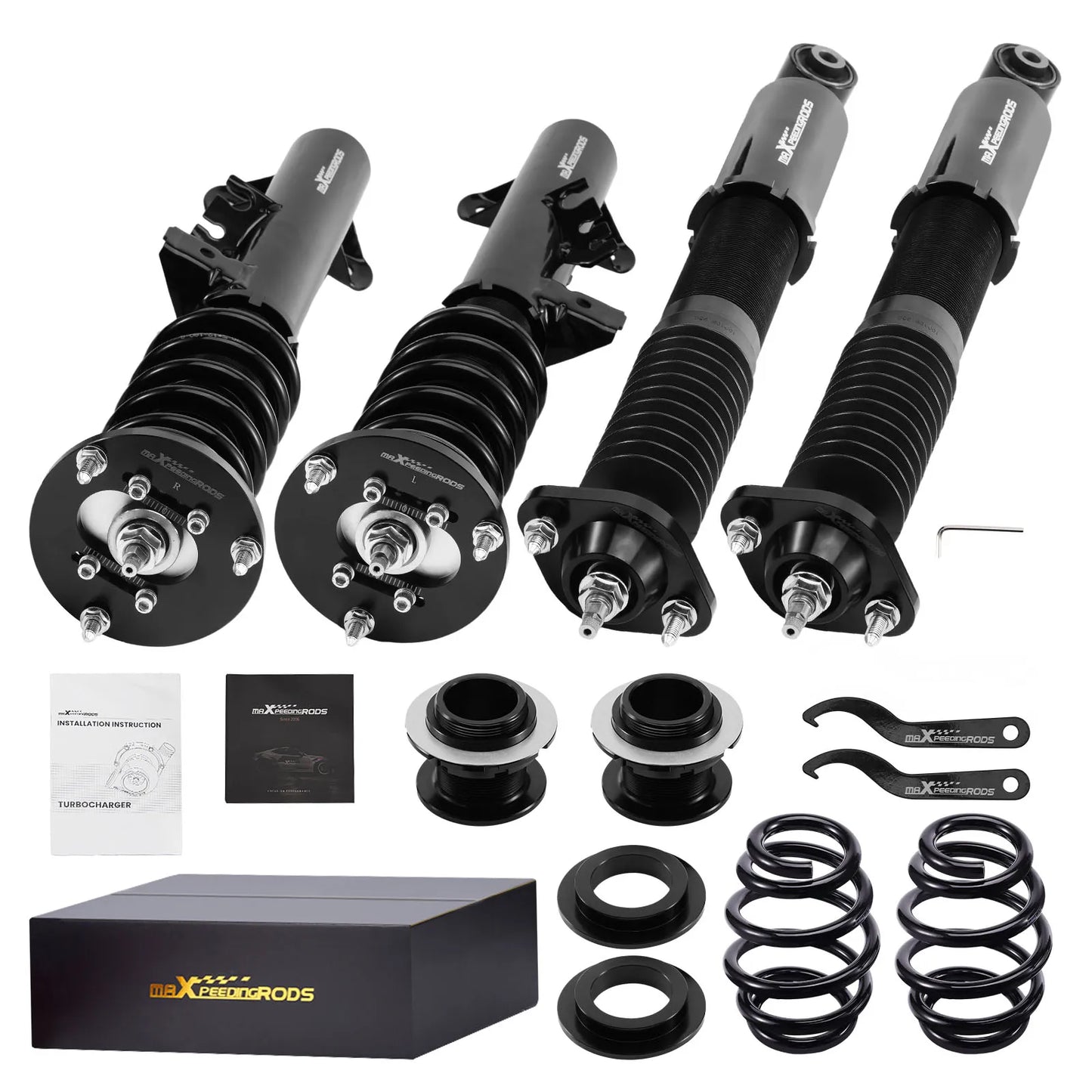 Coilovers 24-Way Adjustable Damper Struts Kit