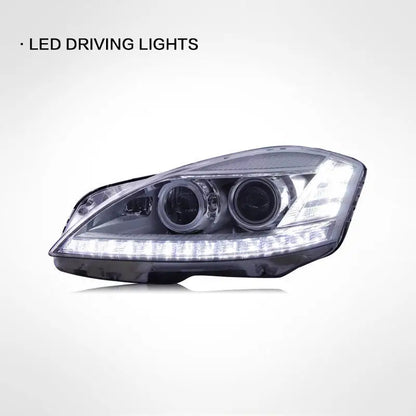 Mercedes-Benz S-Class W221 Headlight Assembly (2006-2008) – LED Daytime Running Lights