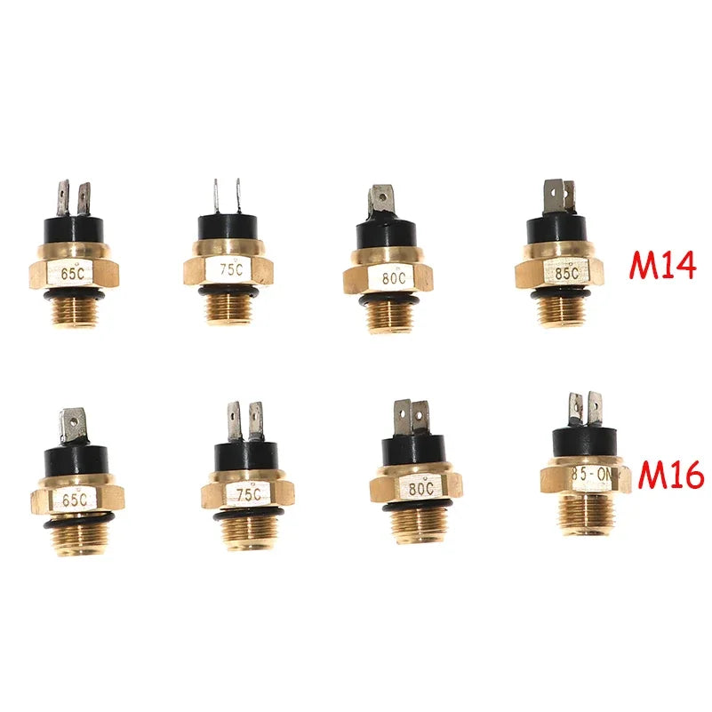 M16 Brass Motorcycle Radiator Thermostat Switch – 65° / 75° / 80° / 85° / 90° / 95°