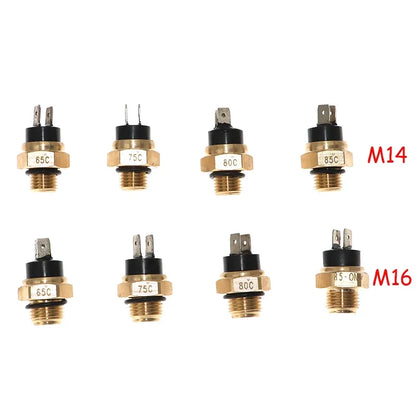 M16 Brass Motorcycle Radiator Thermostat Switch – 65° / 75° / 80° / 85° / 90° / 95°