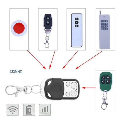 Universal 4 Buttons Garage Door Opener Remote Control