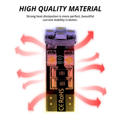 20/50/100x T10 W5W LED Canbus Bulbs