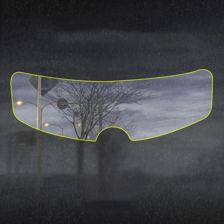 2PCS Motorcycle Helmet Rainproof Anti-Fog Nano Film – Full Face Helmet Compatible